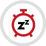 snooze clock icon