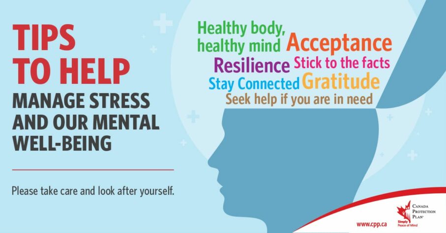 tips to help manage stress and mental well-being
